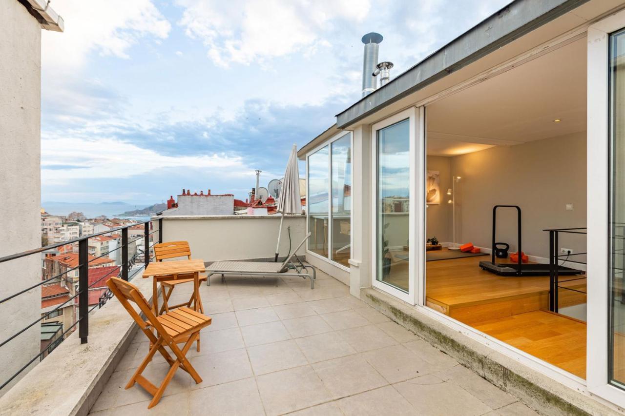 イスタンブールMesmerizing Flat With Bosphorus View In Beyogluアパートメント エクステリア 写真
